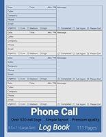 Algopix Similar Product 3 - Phone Call Log Book Businesses Call