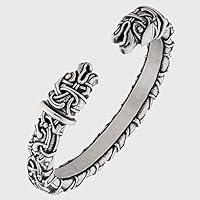 Algopix Similar Product 15 - Viking Bracelet  Nordic Metal Arm Ring