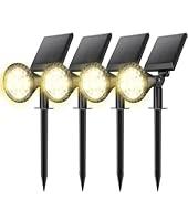 Algopix Similar Product 13 - NBKLS Solar Spot Lights for Outside 27