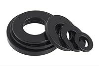 Algopix Similar Product 4 - 100PACK M6x12 Black Nylon Flat Form
