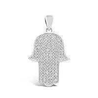 Algopix Similar Product 12 - 925 Solid Sterling Silver 1 inch CZ