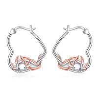 Algopix Similar Product 20 - YFN Animal Earrings Sterling Silver