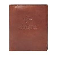 Algopix Similar Product 15 - Fossil mens Case  Cognac passport