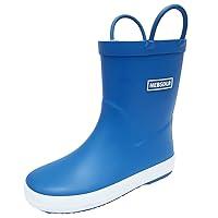 Algopix Similar Product 10 - NEBSDLR Kids Waterproof Rubber Rain