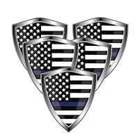 Algopix Similar Product 9 - RUKITU 5Pcs American US Thin Blue Line