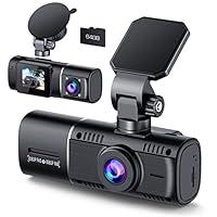 Algopix Similar Product 8 - Dual Dash Cam Front and Inside 1080P