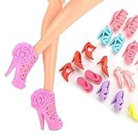 Algopix Similar Product 2 - 60Pcs Shoes for Dolls  Fashion Doll