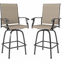 Algopix Similar Product 10 - MFSTUDIO Grey Outdoor Bar Stools Set of