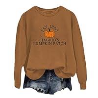 Algopix Similar Product 8 - Aliciga Womens Pumpkin Sweatshirt