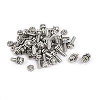 Algopix Similar Product 19 - uxcell M3 x 10mm 304 Stainless Steel