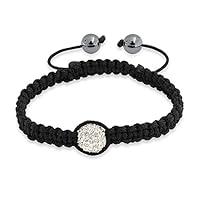 Algopix Similar Product 12 - Boho Stackable White Pave Crystal Ball
