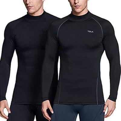 Best Deal for TSLA Men's Thermal Long Sleeve Compression Shirts