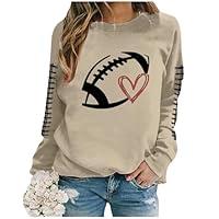 Algopix Similar Product 15 - Football Sweatshirts for Women Game Day