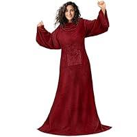 Algopix Similar Product 3 - PAVILIA Wearable Blanket with Sleeves