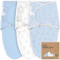 Algopix Similar Product 10 - KeaBabies 3Pack Organic Baby Swaddle