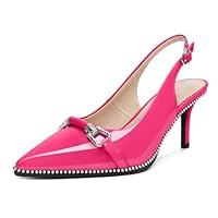 Algopix Similar Product 9 - YODEKS Sling Back Heels Women Low Heels