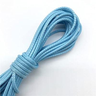 Best Deal for 20Yards 0.03inch Waxed Cotton Cord Thread String