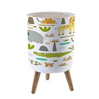 Algopix Similar Product 13 - Trash Can with Lid Seamless pattern