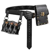 Algopix Similar Product 11 - Medieval Renaissance Black Belt Pouch