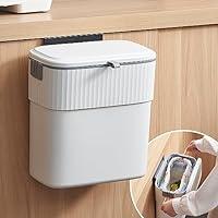 Algopix Similar Product 1 - COCOYA Hanging Trash Can with Lid 23