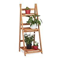 Algopix Similar Product 13 - Relaxdays Wooden Flower Display Rack