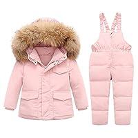 Algopix Similar Product 19 - YUEMION Toddler Girl Snowsuit 2Pcs Kids