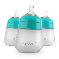 Algopix Similar Product 9 - Nanobebe Flexy Silicone Baby Bottles