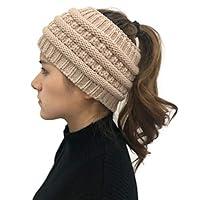 Algopix Similar Product 19 - TOTOD Women Splice Hats Crochet Knit