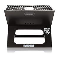 Algopix Similar Product 19 - Las Vegas Raiders X-Grill Portable BBQ