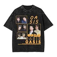 Algopix Similar Product 4 - Oasiis Shirt Men Vintage TShirt