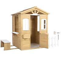 Algopix Similar Product 2 - Notruoble Outdoor Playhouse Wooden