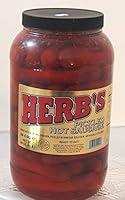 Algopix Similar Product 15 - Herbs RED HOT Pickled Sausage 1 Gal