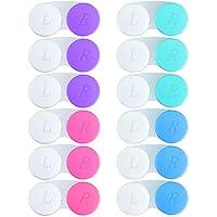 Algopix Similar Product 1 - QVVQ 12PCS Contact Lens Case Colorful