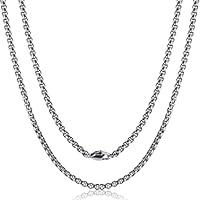 Algopix Similar Product 13 - SanThree Pure Titanium Necklace for Men