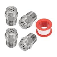 Algopix Similar Product 8 - uxcell 4Pcs Pressure Washer Tip 14