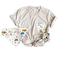 Algopix Similar Product 15 - No Tie Dog Bandana with Scrunchie Set 