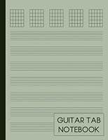 Algopix Similar Product 18 - Guitar Tab Notebook Blank 6String