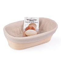Algopix Similar Product 16 - 10x6 inch Oval Proofing Basket Set by