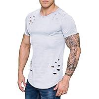 Algopix Similar Product 4 - Kiasebu Mens Summer Casual Tee Shirts