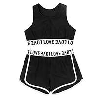 Algopix Similar Product 6 - Moily Girls Two Piece Athletic Outfit