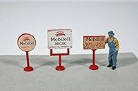 Algopix Similar Product 5 - HO Scale Vintage Gas Station Curb Signs