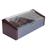 Algopix Similar Product 10 - Watch Box Modern Premium Glass Top Lid