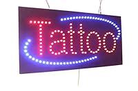 Algopix Similar Product 4 - Tattoo Sign TOPKING Signage LED Neon