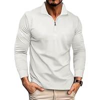 Algopix Similar Product 5 - Mens Polo Shirt Long Sleeve Casual