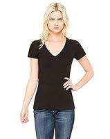 Algopix Similar Product 16 - Bella 6035 Ladies Jersey ShortSleeve