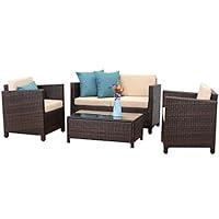 Algopix Similar Product 6 - Wisteria Lane Patio Furniture Set 4