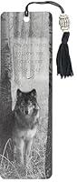 Algopix Similar Product 12 - Wolf Beaded Bookmark