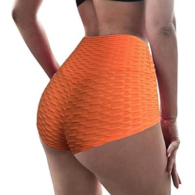 Best Deal for Women's Bubble Cloth Peach Hip Fitness Pants Super