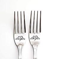 Algopix Similar Product 17 - Wedding Dining Set Forks Gift Custom