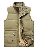 Algopix Similar Product 9 - Gihuo Mens Sherpa Fleece Outdoor Vest